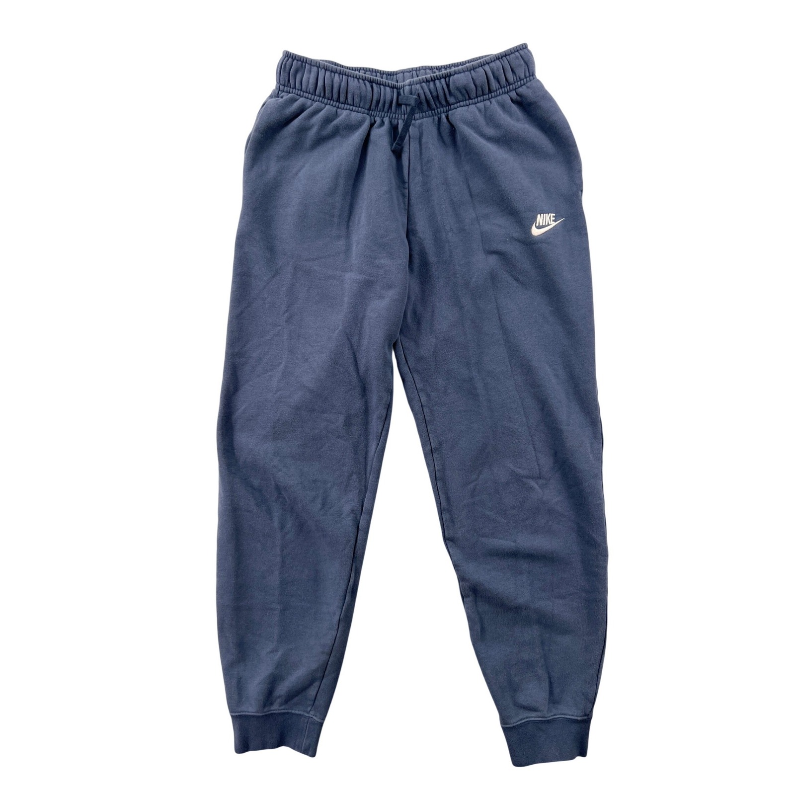 Nike Sportswear Fleece Jogger Sweatpants Women Small Blue Gray Athleisure Lounge